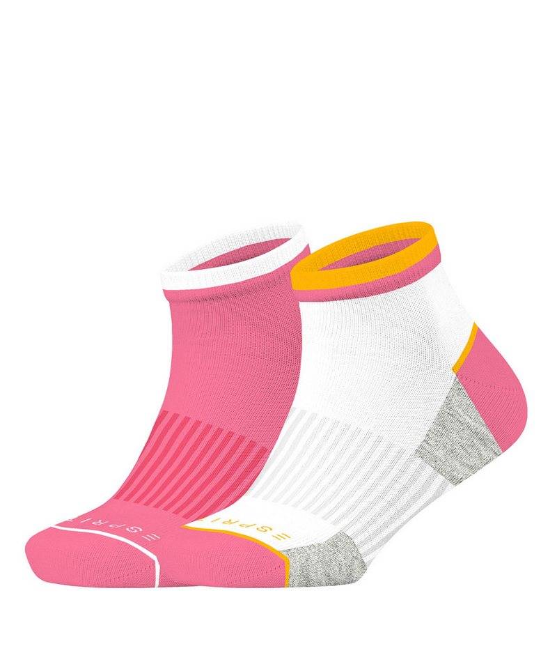Esprit Sneakersocken Sport Rib 2-Pack (2-Paar) in hochwertiger Rippstruktur von Esprit