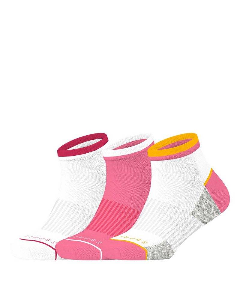 Esprit Sneakersocken Sport Rib 3-Pack (3-Paar) in hochwertiger Rippstruktur von Esprit