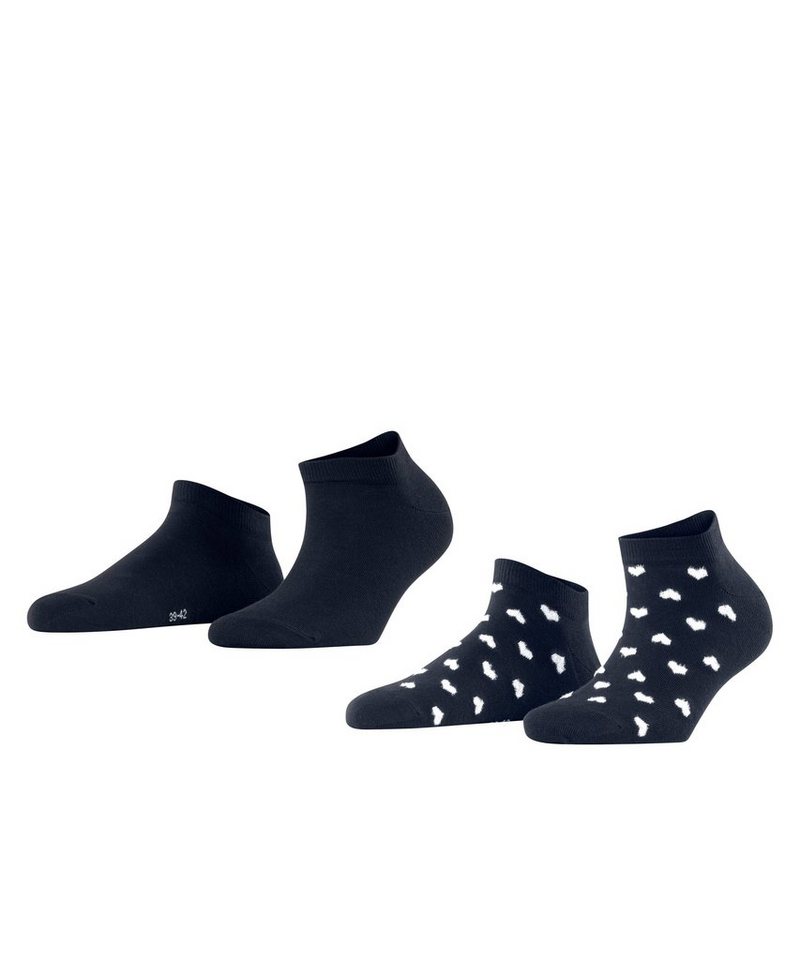 Esprit Sneakersocken Valentine Hearts 2-Pack (2-Paar) aus Biobaumwolle von Esprit
