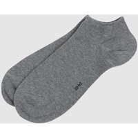 Esprit Sneakersocken mit Stretch-Anteil im 2er-Pack in Silber Melange, Größe 35-38 von Esprit