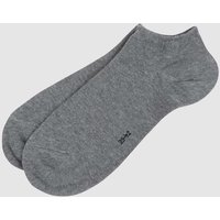 Esprit Sneakersocken mit Stretch-Anteil im 2er-Pack in Silber Melange, Größe 39/42 von Esprit