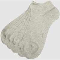 Esprit Sneakersocken mit Stretch-Anteil im 5er-Pack in Hellgrau, Größe 36/41 von Esprit