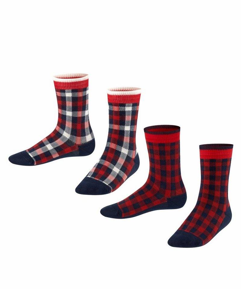 Esprit Socken Check 2-Pack (2-Paar) mit Karo Muster von Esprit