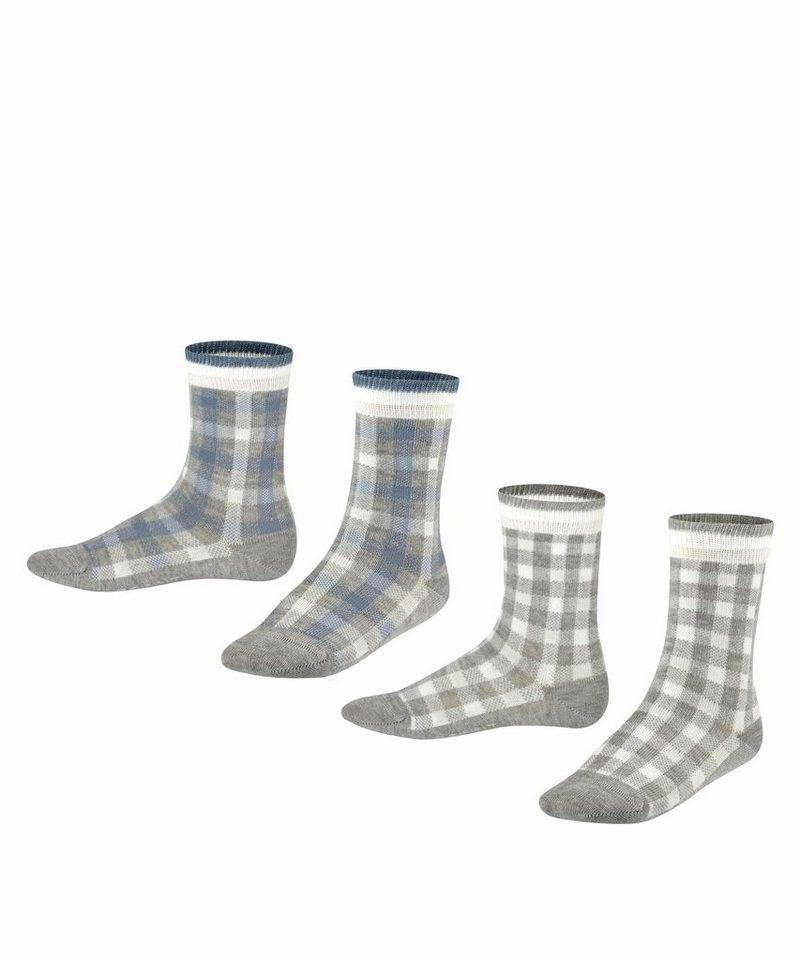Esprit Socken Check 2-Pack (2-Paar) mit Karo Muster von Esprit