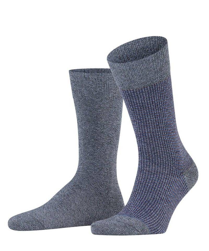 Esprit Socken Contrasty Piqué 2-Pack (2-Paar) mit Multicolour-Garn von Esprit