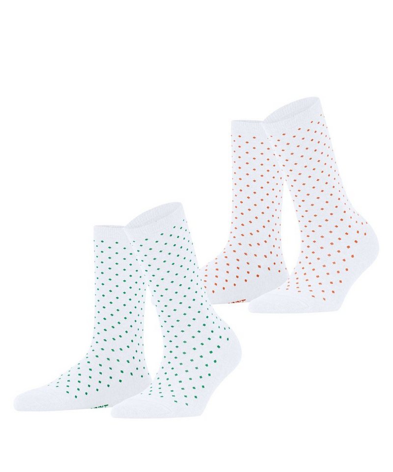 Esprit Socken Fine Dot 2-Pack (2-Paar) aus Biobaumwolle von Esprit