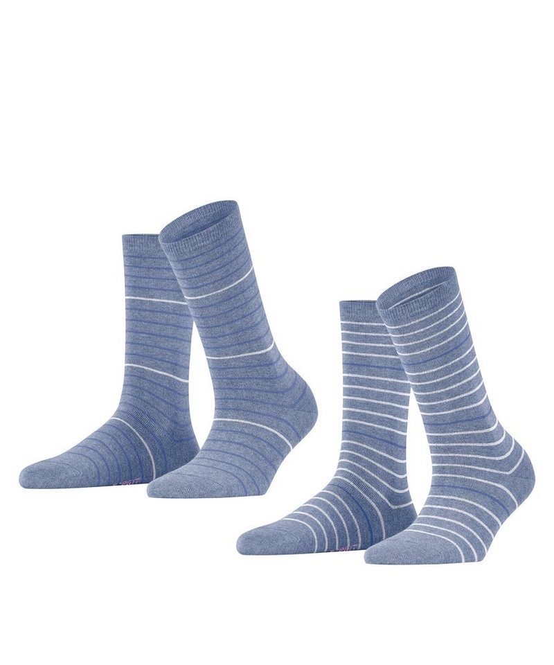 Esprit Socken Fine Stripe 2-Pack (2-Paar) aus Biobaumwolle von Esprit
