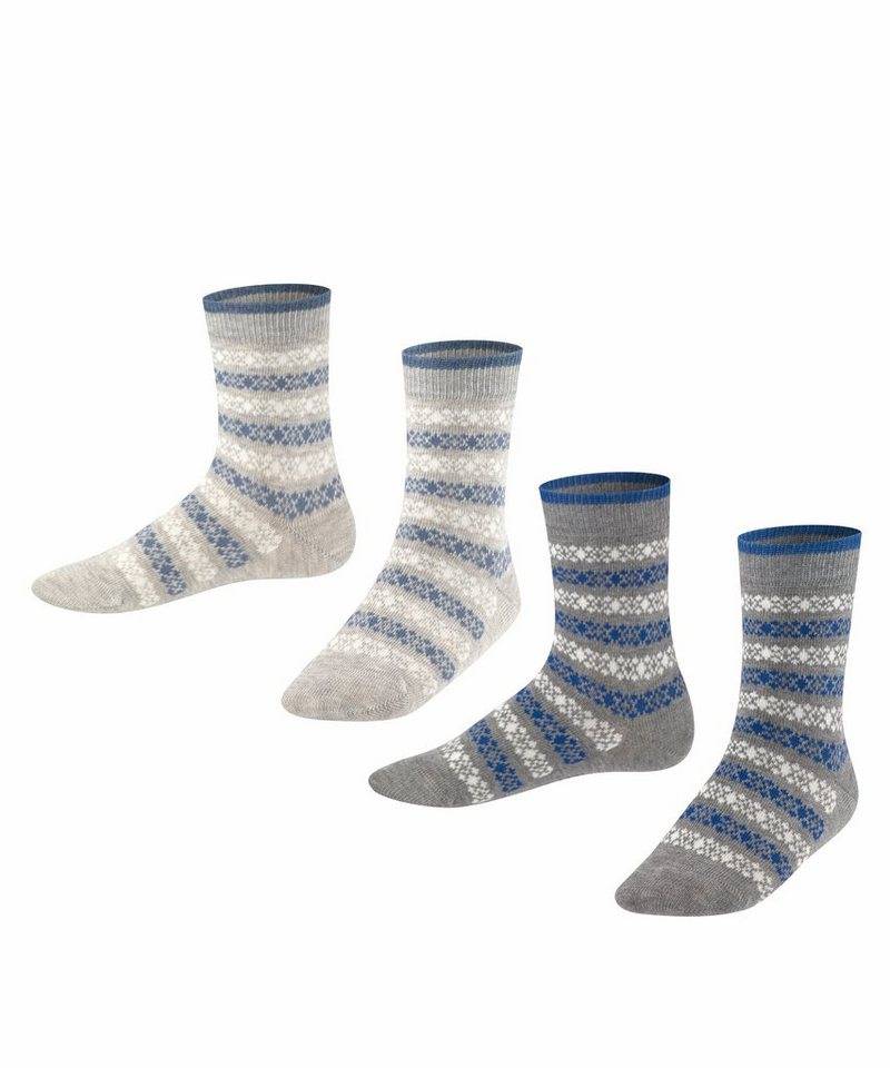 Esprit Socken Geo Pattern 2-Pack (2-Paar) aus Biobaumwolle von Esprit