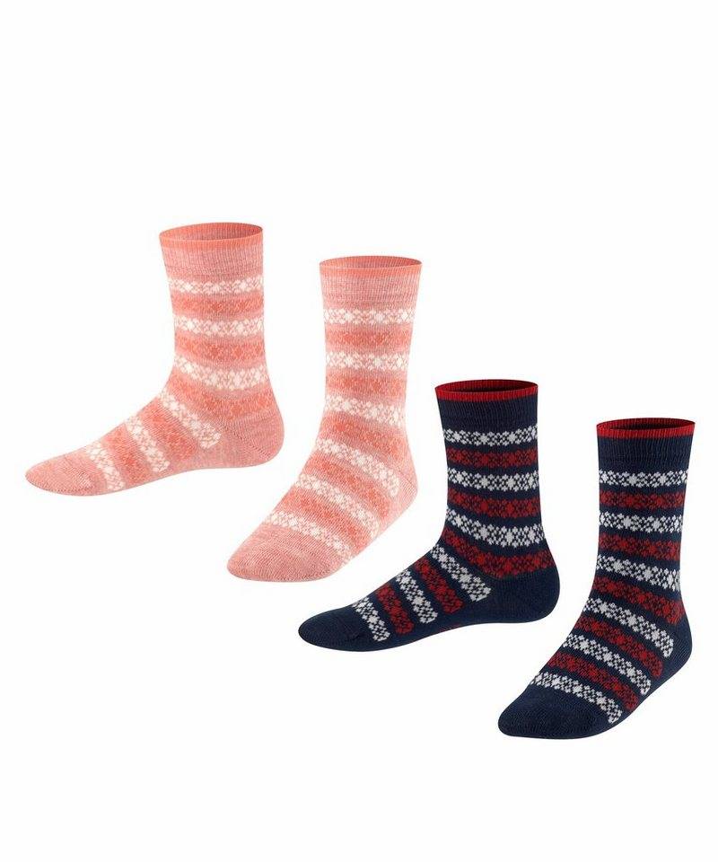 Esprit Socken Geo Pattern 2-Pack (2-Paar) aus Biobaumwolle von Esprit