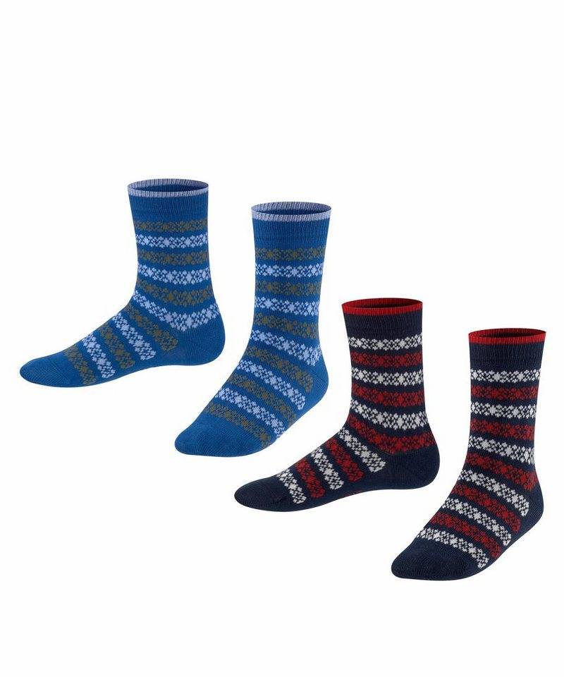 Esprit Socken Geo Pattern 2-Pack (2-Paar) aus Biobaumwolle von Esprit