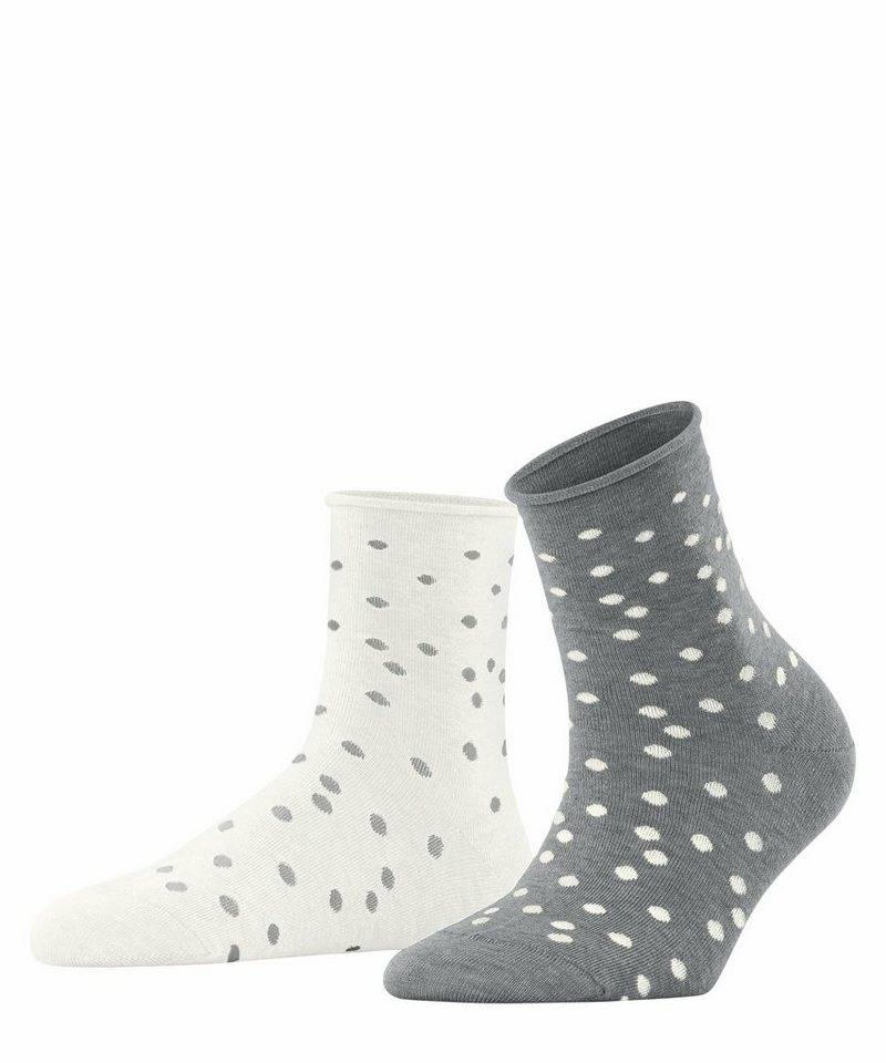 Esprit Socken Irregular Dots 2-Pack (2-Paar) mit Punktdesign von Esprit