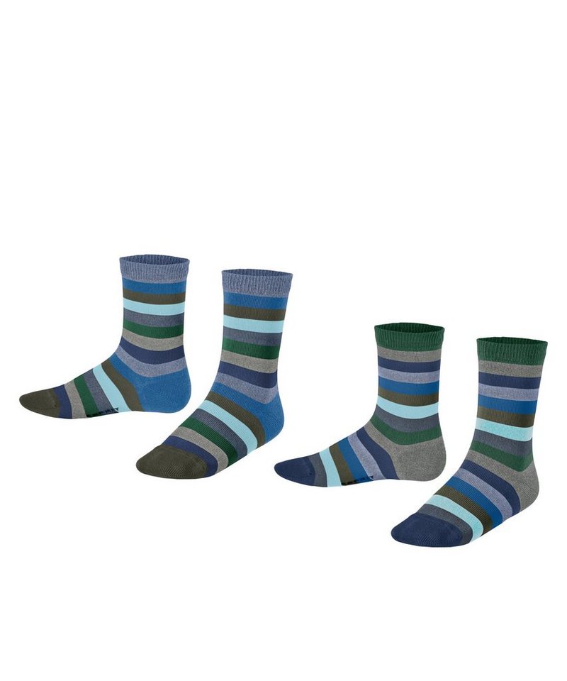 Esprit Socken Multicolor Stripe 2-Pack von Esprit