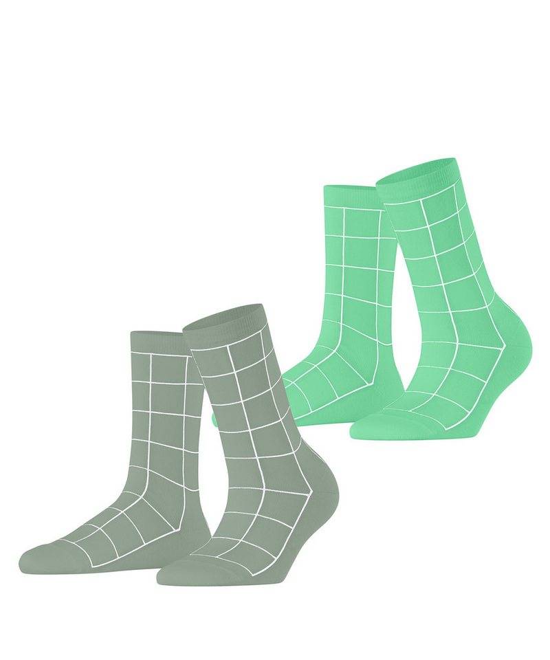 Esprit Socken Sketched Grid 2-Pack (2-Paar) von Esprit