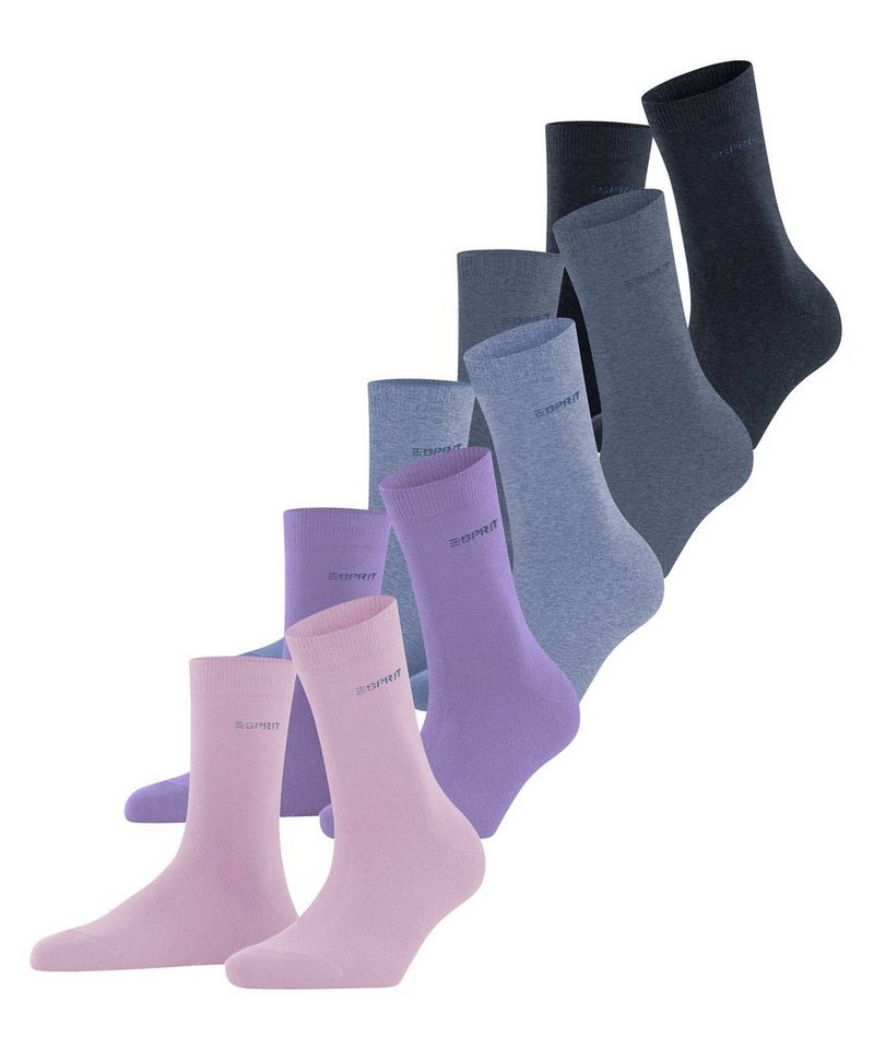 Esprit Socken Solid-Mix 5-Pack (5-Paar) aus Biobaumwolle Esprit Socken Solid-Mix 5-Pack (5-Paar) aus Biobaumwolle von Esprit