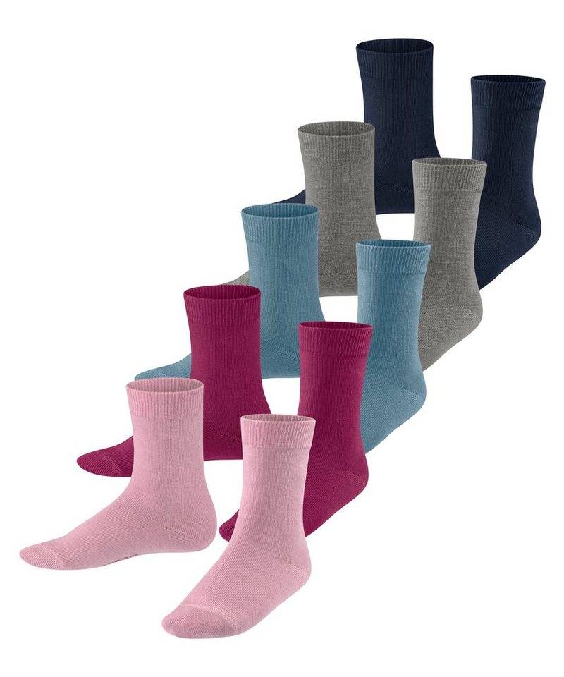 Esprit Socken Solid Mix 5-Pack (5-Paar) aus hautfreundlicher Baumwolle von Esprit