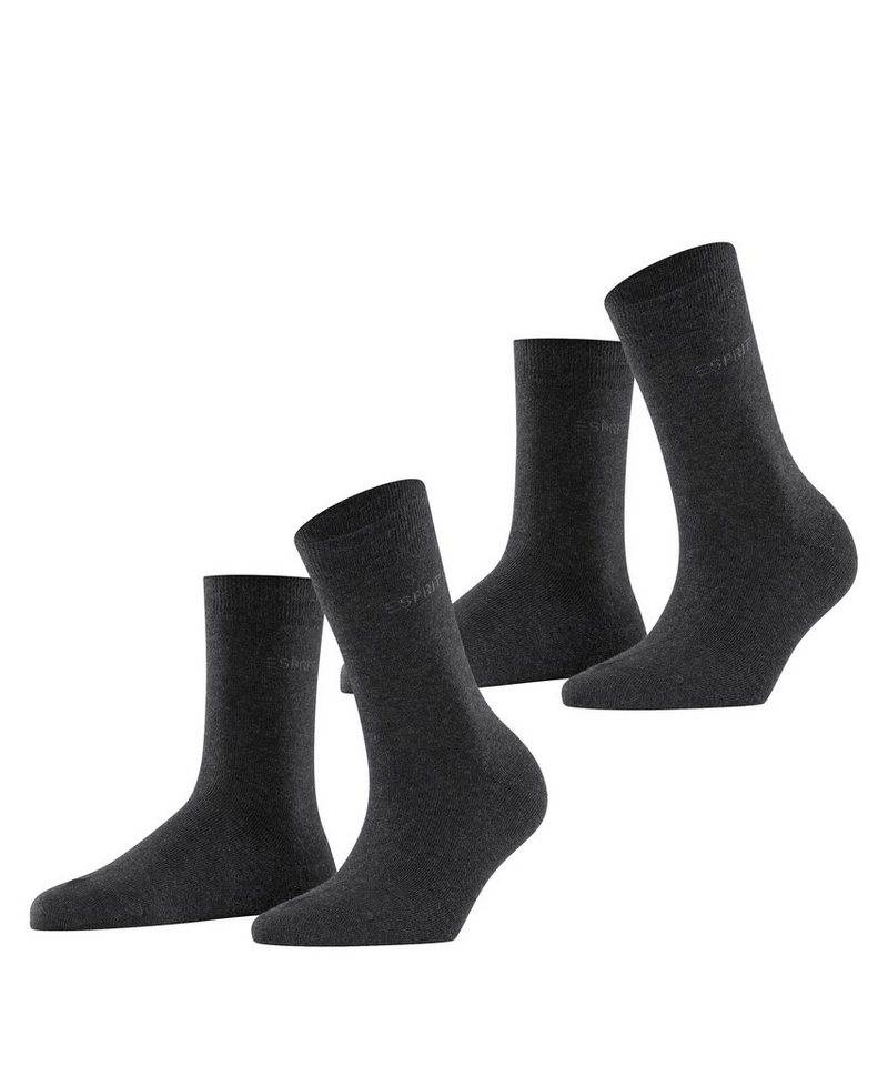 Esprit Socken Uni 2-Pack (2-Paar) aus elastischem Material von Esprit