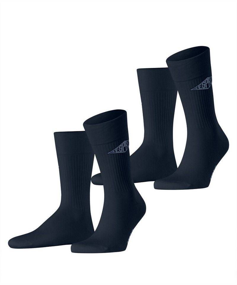 Esprit Socken Unisex Logo 2-Pack (2-Paar) von Esprit
