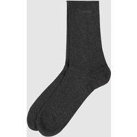 Esprit Socken im 2er-Pack in Anthrazit Melange, Größe 35/38 von Esprit