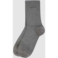 Esprit Socken im 2er-Pack in Silber Melange, Größe 35/38 von Esprit