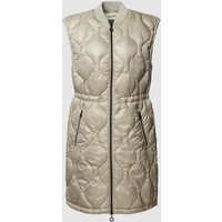Esprit Steppweste mit Strukturmuster in Beige, Größe M von Esprit