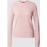 Esprit Strickpullover mit Strukturmuster in Altrosa, Größe S von Esprit