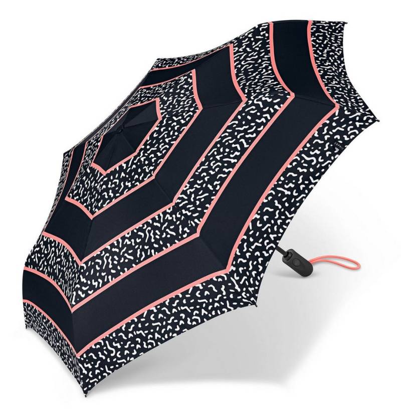 Esprit Taschenregenschirm Easymatic Light Memphis Stripe von Esprit