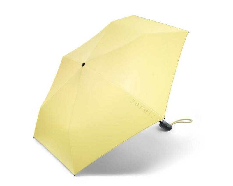 Esprit Taschenregenschirm Easymatic Slimline Auf-Zu Automatik Regenschirm 57808 Lemon Meringue von Esprit
