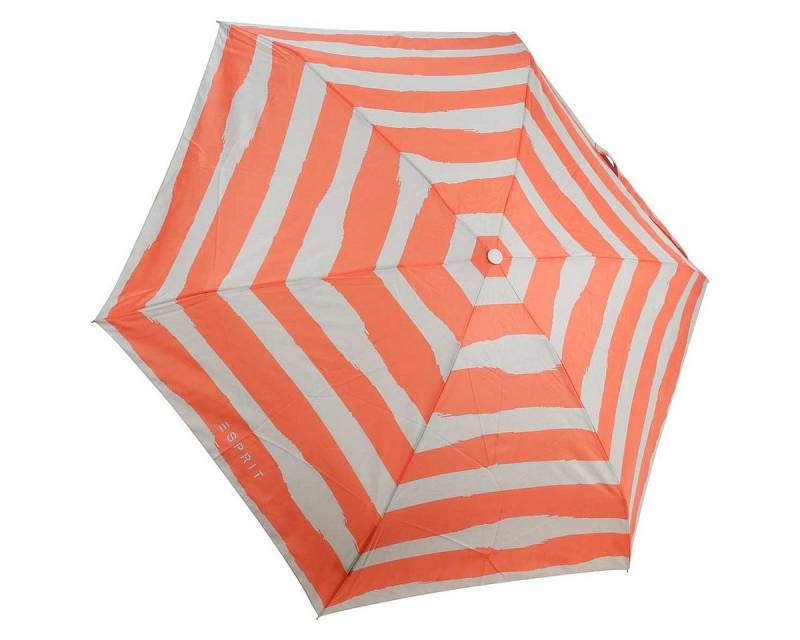 Esprit Taschenregenschirm Taschenschirm Regenschirm Damenschirm Petito Beach Stripes von Esprit