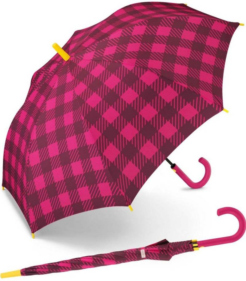 Esprit Taschenregenschirm großer Regenschirm für Damen mit Auf-Automatik, klassisches Design in modischen Farben von Esprit