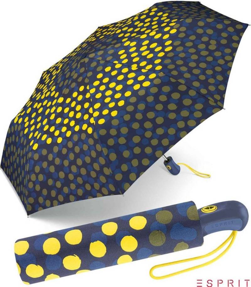Esprit Taschenregenschirm schöner Schirm für Damen mit Auf-Zu Automatik, das besondere Design als Eyecatcher von Esprit