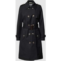 Esprit Trenchcoat mit Taillengürtel in Black, Größe S von Esprit