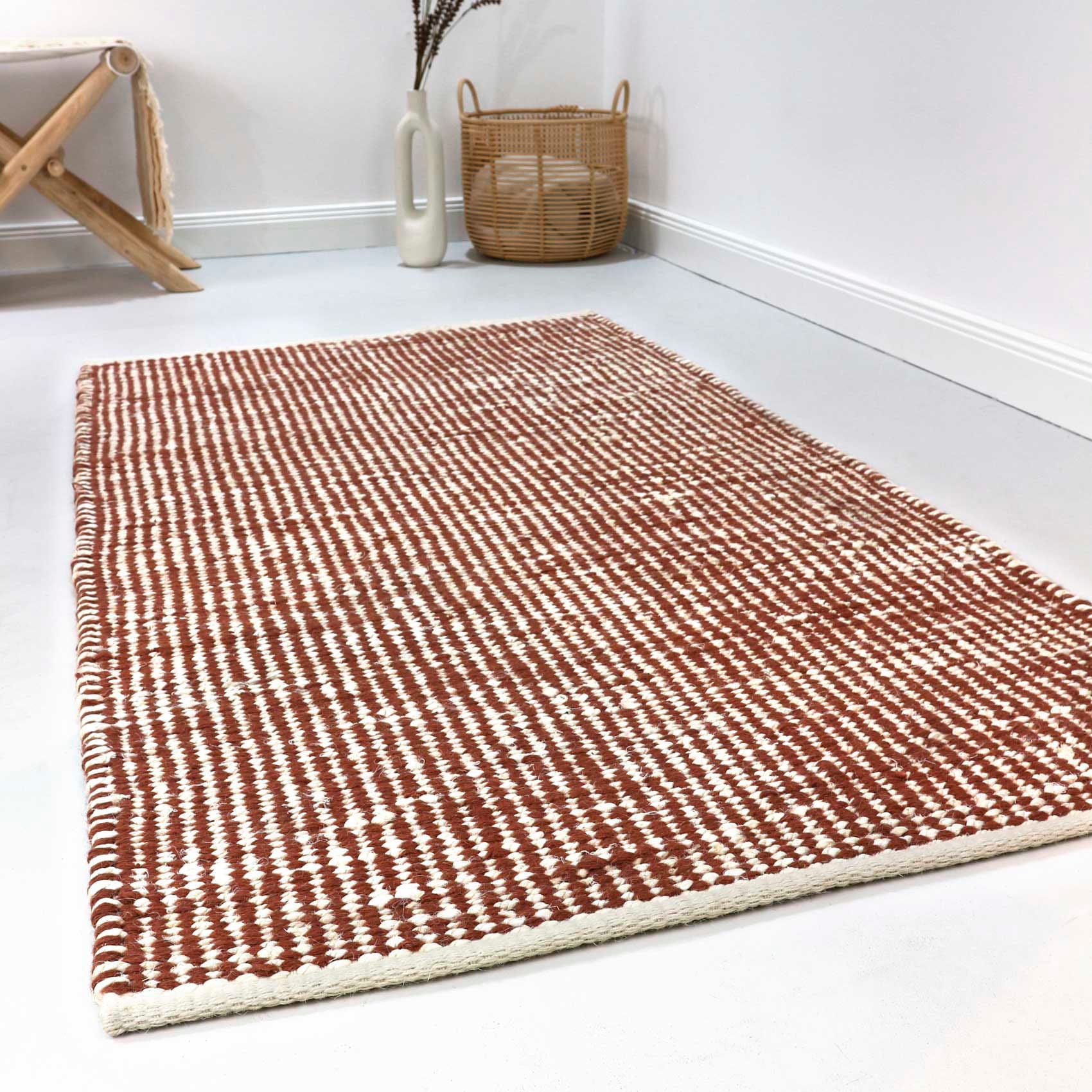 Esprit Wollteppich "Gobi", rechteckig, nachhaltiger Naturfaserteppich aus Jute und Wolle, handgewebt von Esprit