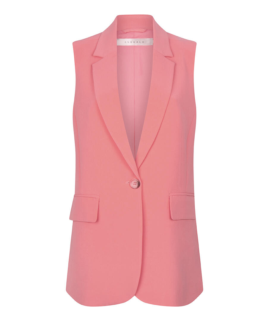 Esqualo - Ärmelloser Blazer rot - Gr. - 40 von Esqualo