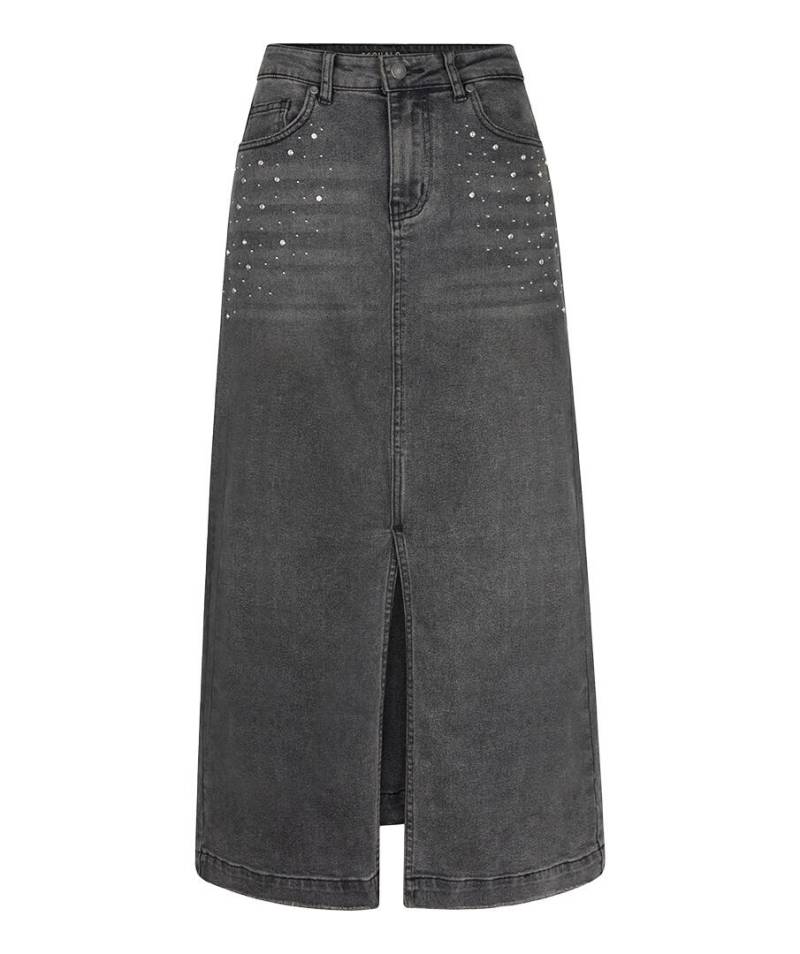 Esqualo - Jeansrock mit Verzierung grau - Gr. - 40 von Esqualo