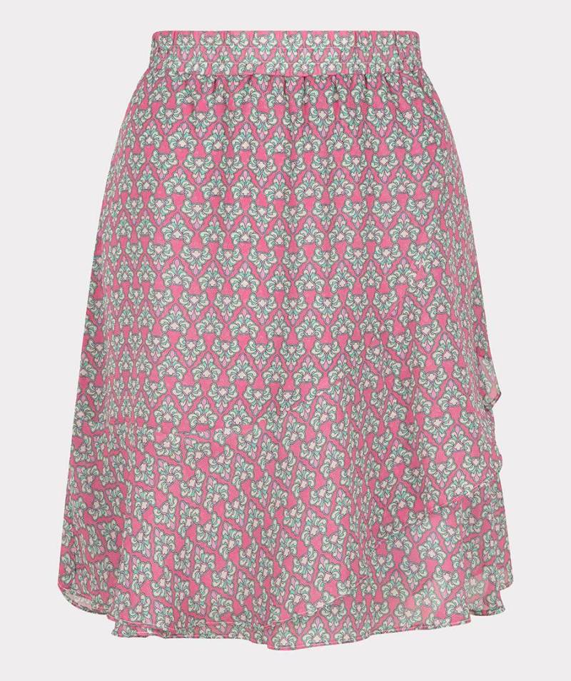 Esqualo - Minirock mit Volants pink - Gr. - 34 von Esqualo