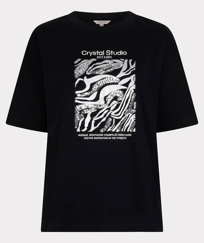 Esqualo - T-shirt - Crystal Studio schwarz - Gr. - XS von Esqualo