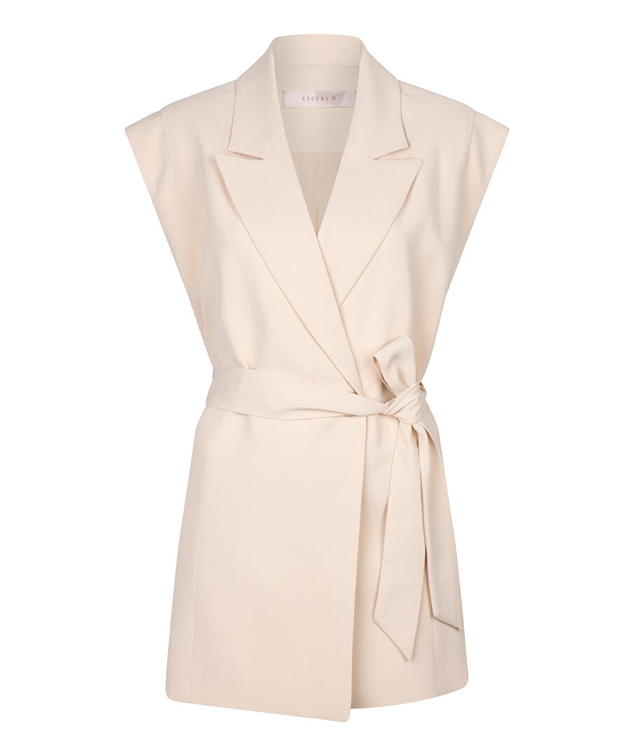 Esqualo - Weste city twill beige - Gr. - 38 von Esqualo