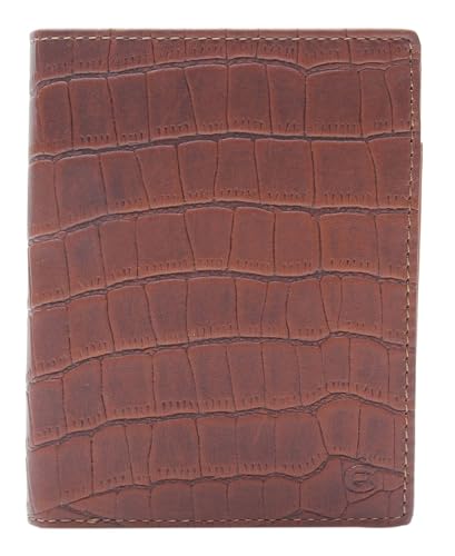 Esquire Croco Geldbörse RFID Schutz Leder 10 cm von Esquire