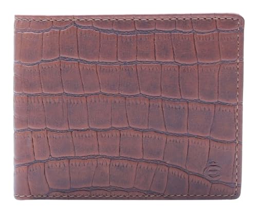 Esquire Croco Geldbörse RFID Schutz Leder 12 cm von Esquire