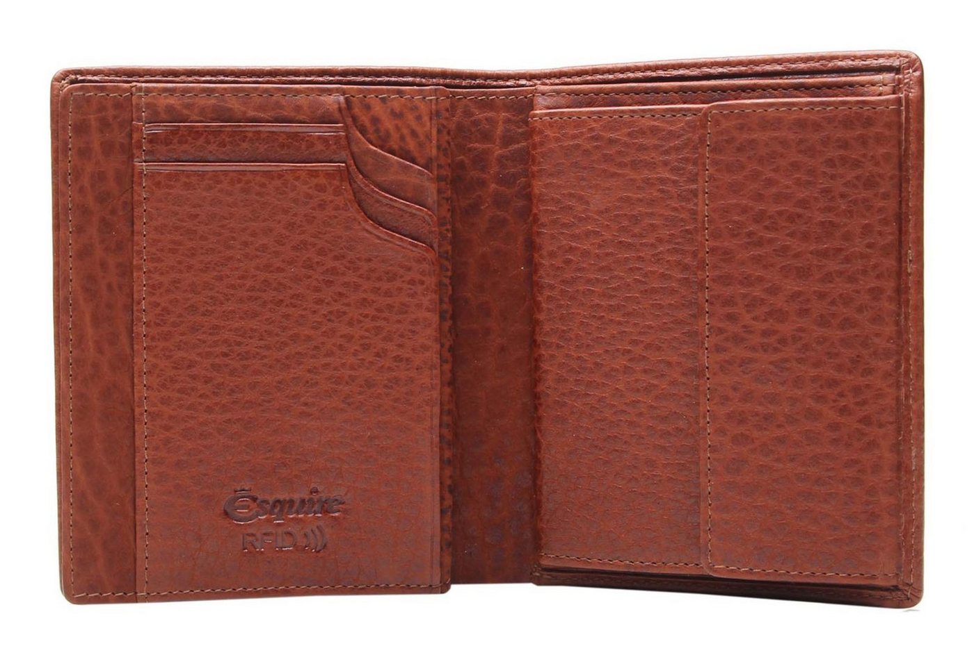 Esquire Geldbörse Horizontal Wallet, aus echtem Büffelleder mit RFID-Blocker Schutz von Esquire