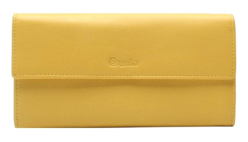 Esquire Geldbörse Ladies Long Wallet, aus echtem Leder mit RFID-Blocker Schutz von Esquire