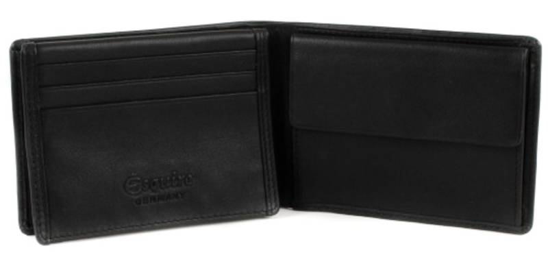 Esquire Geldbörse Wallet, aus echtem Rindsleder mit RFID-Blocker Schutz von Esquire