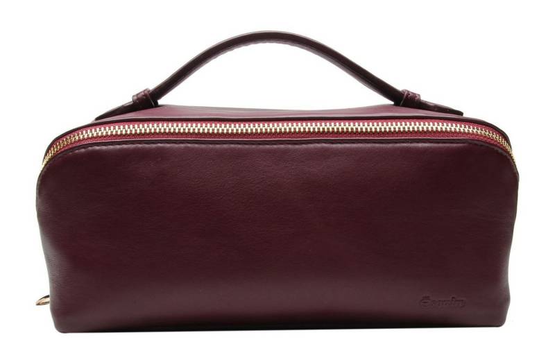 Esquire Kulturbeutel Toiletry Bag, aus echtem Rindsleder von Esquire