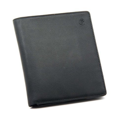 Esquire Münzbörse Logo Hochformatbörse Schwarz 099910 von Esquire