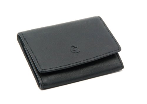 Esquire Münzbörse Logo Klein Schwarz 000810 von Esquire