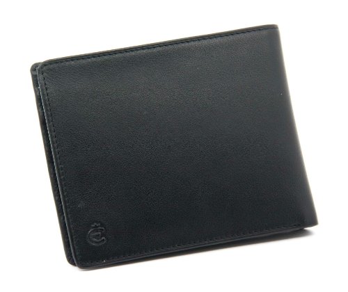Esquire Münzbörse Logo Scheintasche Schwarz 229410 von Esquire