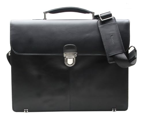 Esquire Oxford Aktentasche Leder 41 cm Laptopfach von Esquire