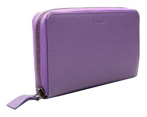 Esquire Peru Zip Around Wallet Lilac von Esquire