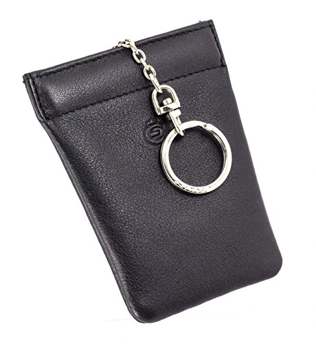 Esquire Schlüsselmäppchen Schlüsseletui Logo Schwarz 339310 von Esquire