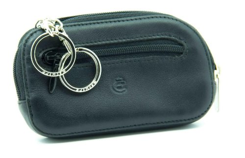 Esquire Schlüsselmäppchen Schlüsseletui Logo Schwarz 396110 von Esquire